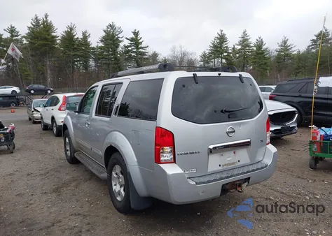 2006 Nissan Pathfinder Se из США, поврежденный, VIN 5N1AR18W26C611126